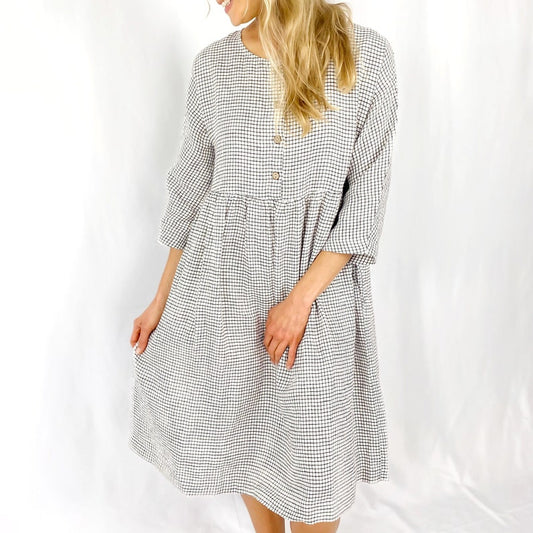 Long Sleeve Linen Dress with Pockets | Only 40 Available, Limited Time Deal Ends Monday